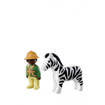 zebra e personaggio